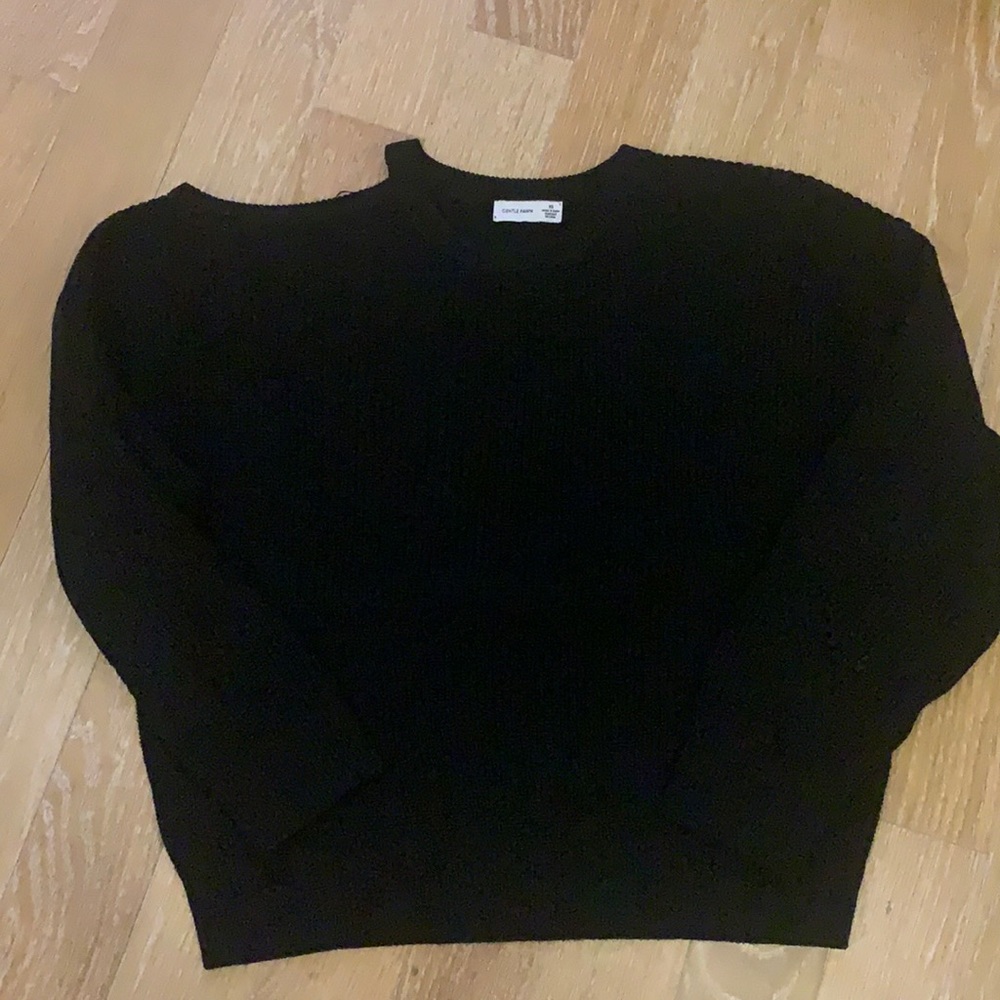 Gentle Fawn black knit sweater